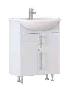 Тумба под раковину напольная Vigo Turin 226 60 см поставляется в разобранном виде белый